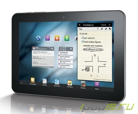 Samsung Galaxy Tab 8.9    iPad 2