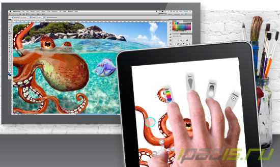Adobe выпустила Photoshop Touch для iPad