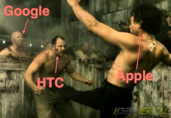 HTC     Apple 
