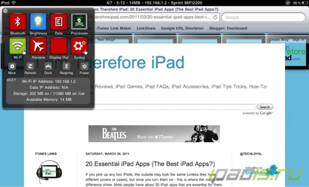 SBSettings  iPad    