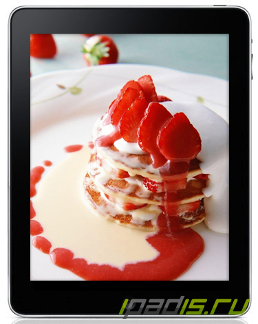 Обои на тему "Десерты" для iPad
