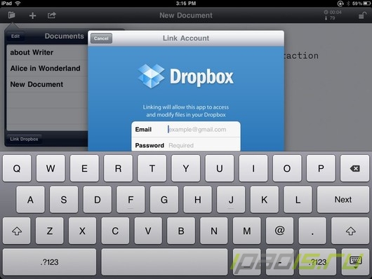    iWork  Dropbox