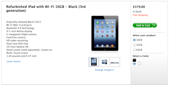 Apple прекращает продажи iPad 3