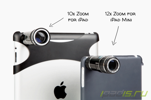 iPad Telephoto Lens - мощный объектив для iPad