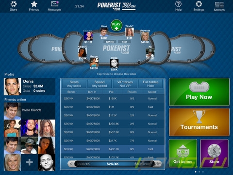 Техасский покер - играем прямо на планшете