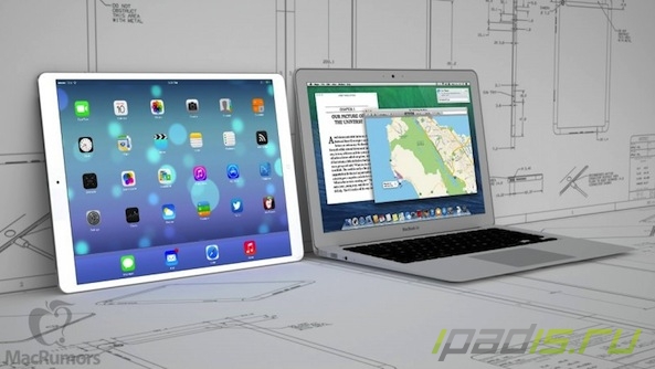 Как будет выглядеть iPad Maxi