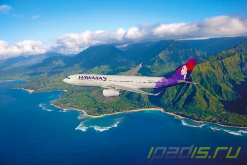 Гавайские Авиалинии предлагает пассажирам iPad