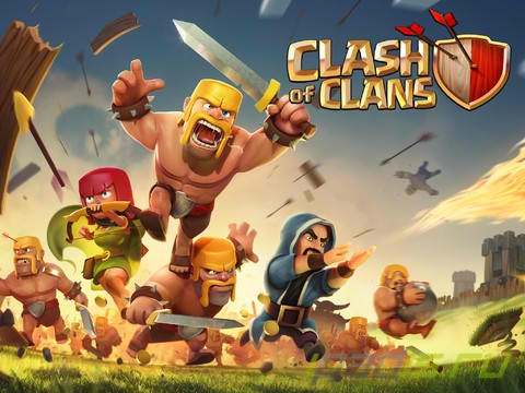Одна из ТОПа - Clash of Clans для iPad