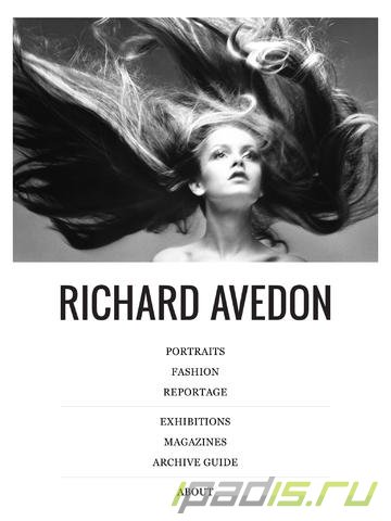 Ретроспектива Ричарда Аведона бесплатно в App Store