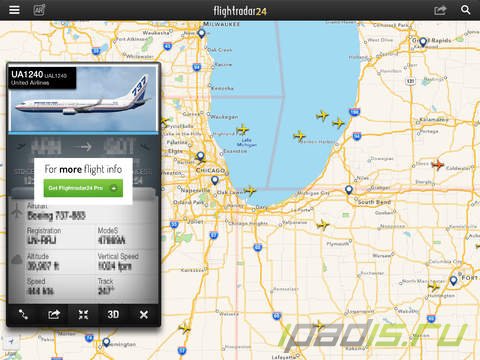 Flightradar24 - неожиданный лидер Apple App Store
