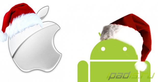 iPhone и iPad стали устройствами Рождества