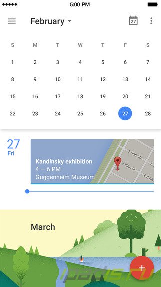 Google представила обновленный Календарь для iOS
