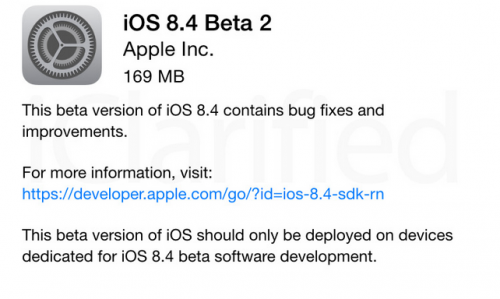 Apple представила iOS 8.4 beta 2
