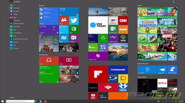 Новости конкурентов: Microsoft выпустила Windows 10