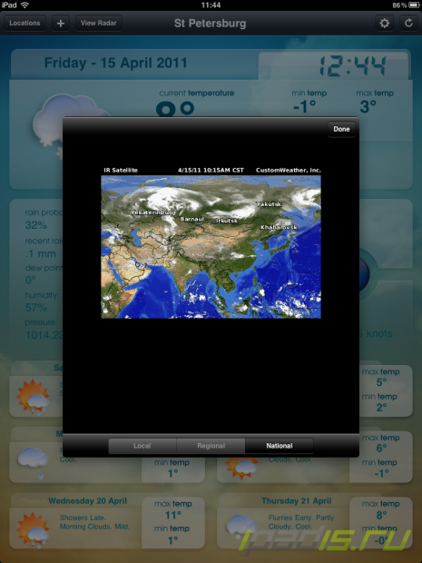 Pocket Weather World HD -     iPad