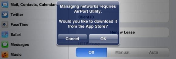 AirPort Utility будет в iOS 5