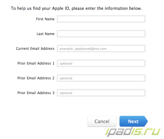   Apple ID    