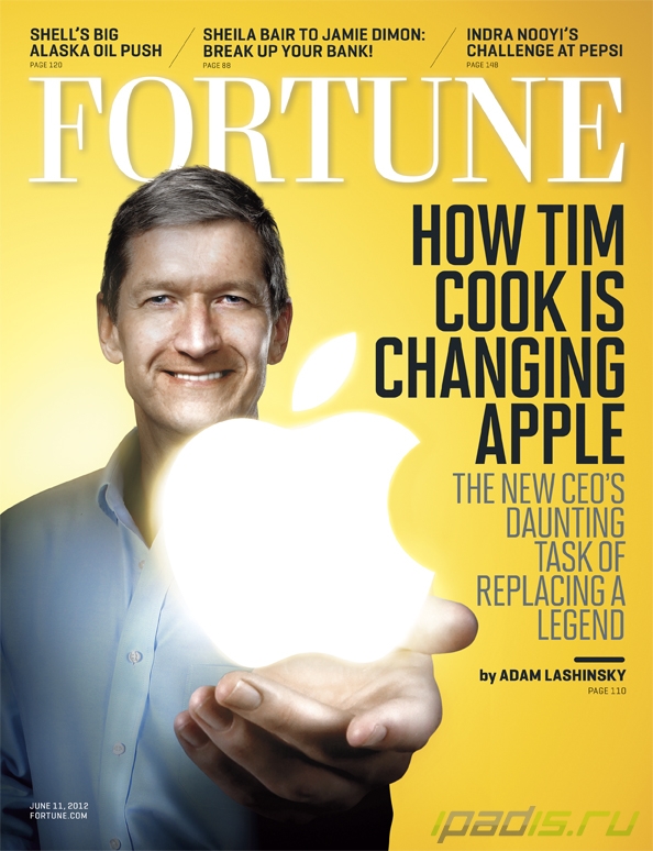 Журнал Fortune опубликовал прибыль Apple