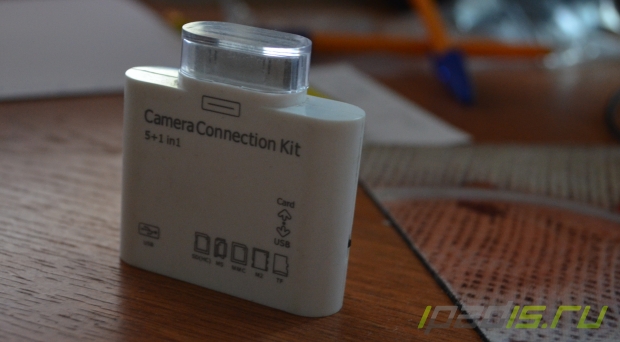 Camera Connection Kit 5 в 1 - переносим фото с фотоаппарата