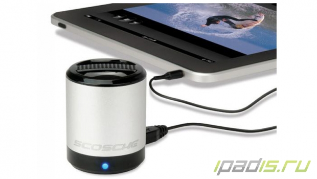 Scosche boomCan Portable Media Speaker - необычная колонка