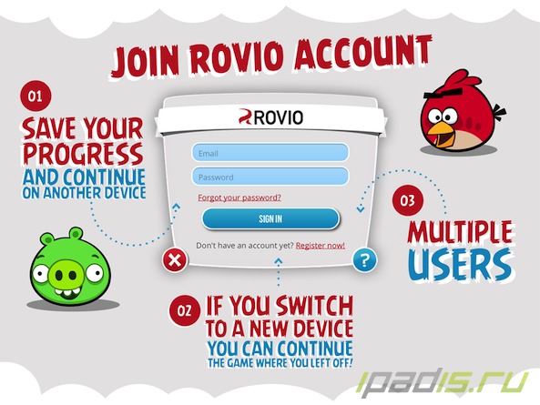 Rovio добавила функцию синхронизации игрового процесса в Angry Birds
