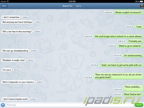 В App Store появилась iPad версия мессенджера Telegram