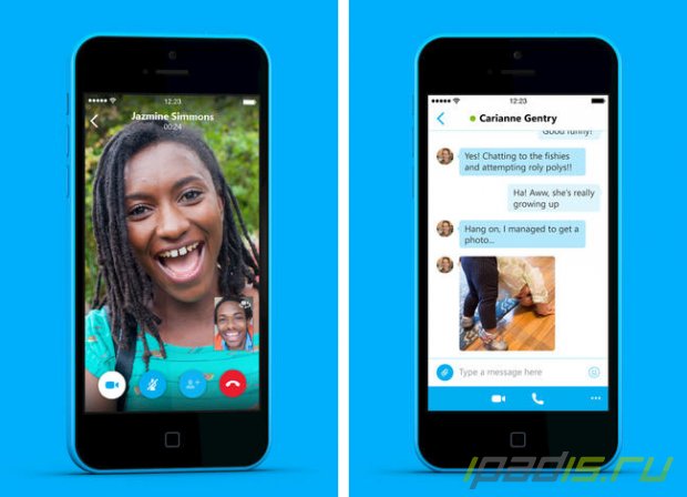 Вышла новая версия Skype для iPhone