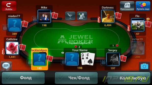 Игра в покер на iPhone и iPad